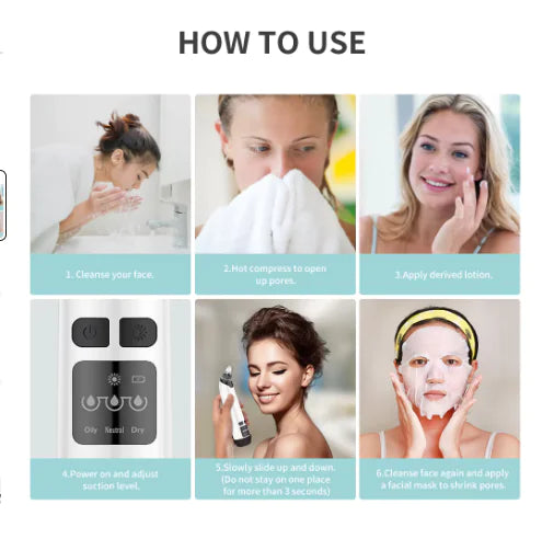 CleaNice Blackhead Remover Vacuum