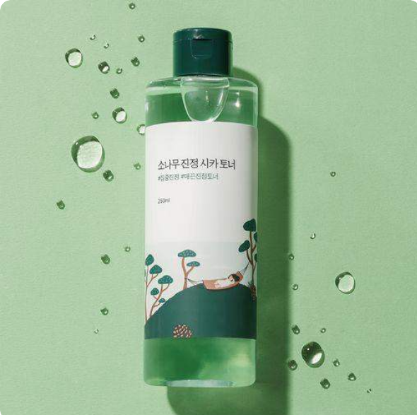 CleaNice Pine Tree Calming Cica Toner 8.45 Fl Oz Face serum